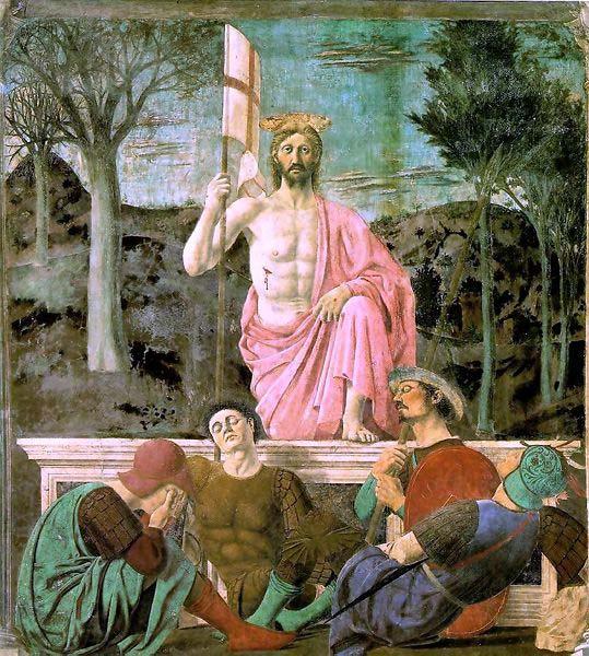 Piero della Francesca The Resurrection. Norge oil painting art